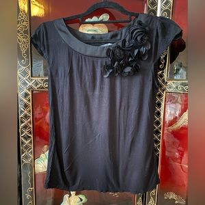 H&M Black Floral Top, W Size S